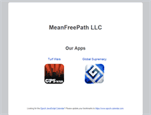 Tablet Screenshot of meanfreepath.com